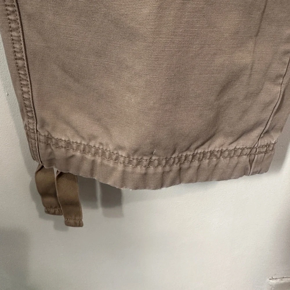 Nike Sportswear Utility Cargo Pants Womens M Khaki Tan Canvas Straight Gorpcore